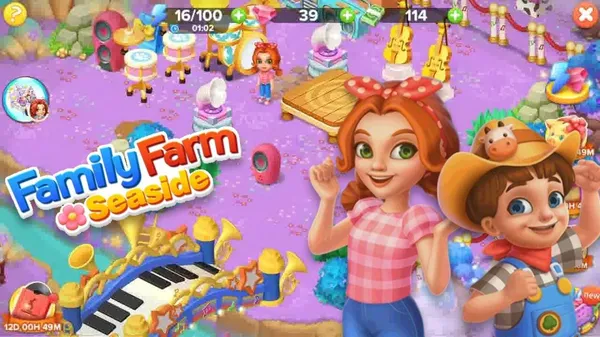 game nông trại - Family Farm Seaside